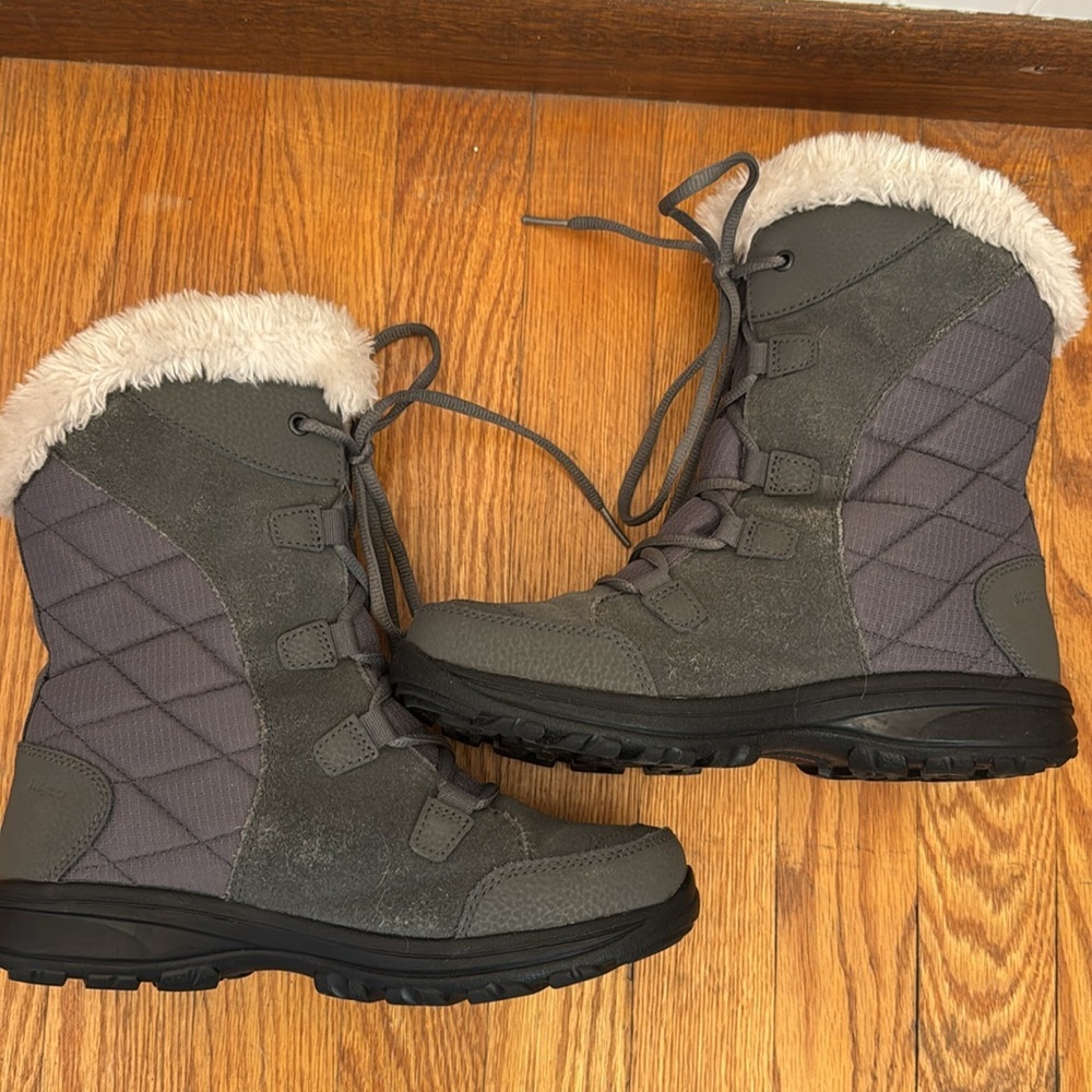 Columbia Women's Ice Maiden II Boot Charcoal Winter Boots Size 7 - Picture 7 of 10